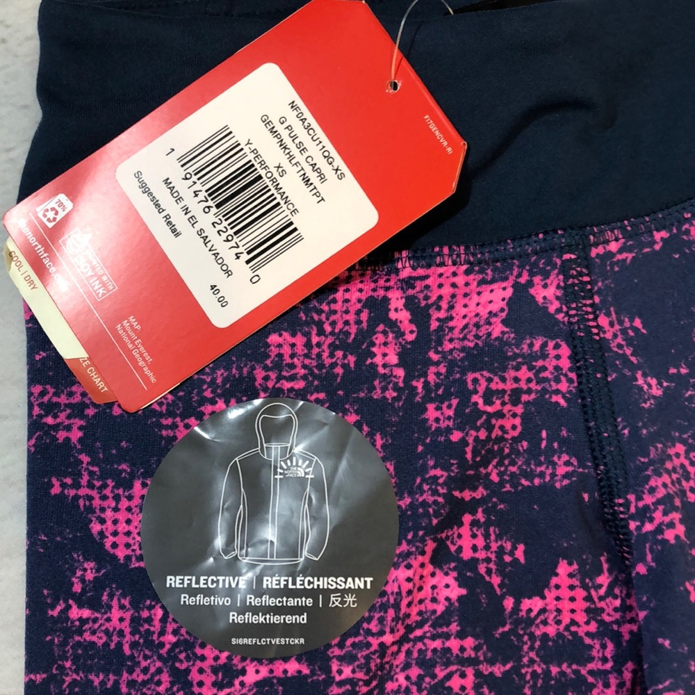 North Face Pulse Capri Leggings, XS - Picture 7 of 8